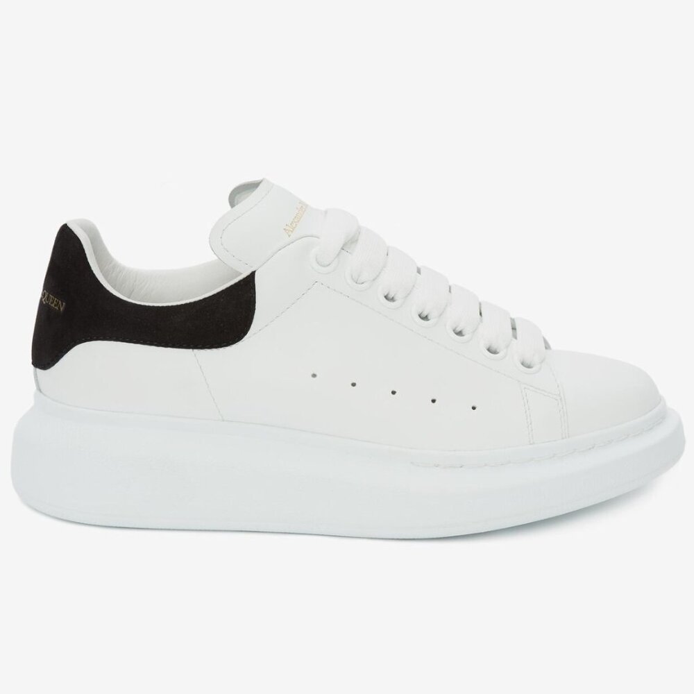 Alexander McQueen Women's Oversized Sneaker White Black
